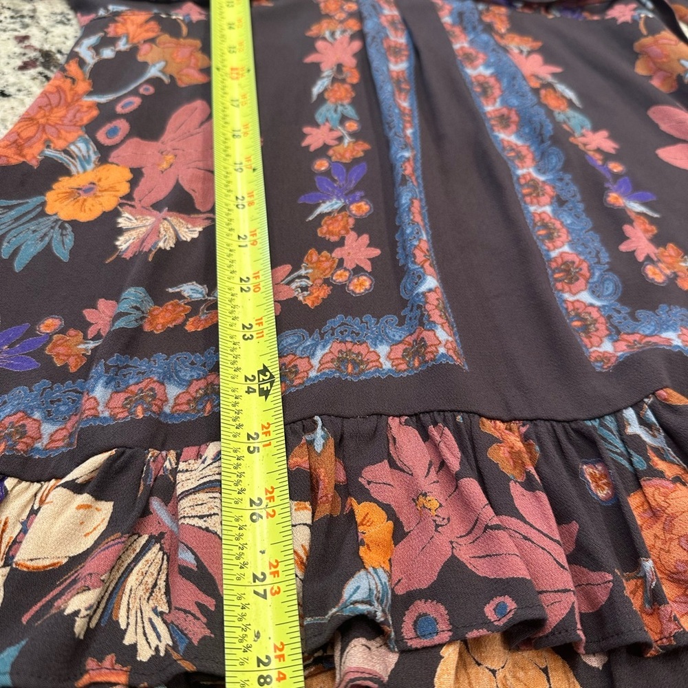 Free People Multicolor Floral Long Sleeve Dress - Picture 4 of 10